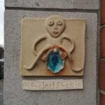 One of Project Sheela’s sculptures in a street in Dublin